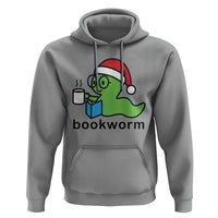 Bookworm Christmas Hoodie Reading Book Lover - Wonder Print Shop