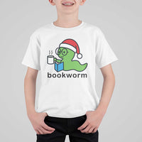 Bookworm Christmas T Shirt For Kid Reading Book Lover - Wonder Print Shop