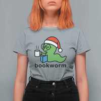 Bookworm Christmas T Shirt For Women Reading Book Lover - Wonder Print Shop