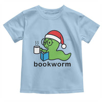 Bookworm Christmas Toddler T Shirt Reading Book Lover - Wonder Print Shop
