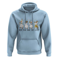 Silly Goose New Years 2026 Hoodie Cute Goose Party Holiday - Wonder Print Shop