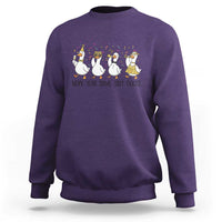 Silly Goose New Years 2026 Sweatshirt Cute Goose Party Holiday - Wonder Print Shop