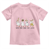 Silly Goose New Years 2026 Toddler T Shirt Cute Goose Party Holiday - Wonder Print Shop