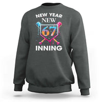 Funny Six Seven Meme Sweatshirt 67 Number Sports American Football Ice Cream Drip - Wonder Print Shop