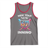 Funny Six Seven Meme Tank Top 67 Number Sports American Football Ice Cream Drip - Wonder Print Shop