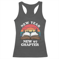 Funny Six Seven Meme Racerback Tank Top New Year New 67 Chapter - Wonder Print Shop