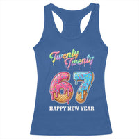 67 Six Seven Meme Racerback Tank Top New Year 2026 Ice Cream Drip - Wonder Print Shop