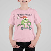 Off To Cause A Kerfuffle T Shirt For Kid Funny Frog Christmas Meme Weirdcore - Wonder Print Shop