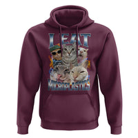 Funny Cat Meme Hoodie I Eat Microplastics - Wonder Print Shop