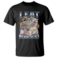 Funny Cat Meme T Shirt I Eat Microplastics - Wonder Print Shop