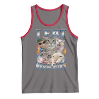 Funny Cat Meme Tank Top I Eat Microplastics - Wonder Print Shop