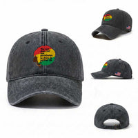 Black Woman Empowerment Washed Cotton Baseball Cap The Sun Does Not Ask Permission To Shine