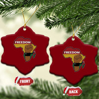 Africa Freedom Liberation Black Power Ceramic Ornament - Wonder Print Shop