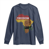 Africa Freedom Liberation Black Power Long Sleeve Shirt - Wonder Print Shop