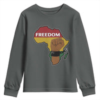 Africa Freedom Liberation Black Power Youth Sweatshirt - Wonder Print Shop