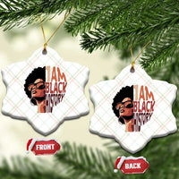 I Am Black History Ceramic Ornament African American Pride - Wonder Print Shop