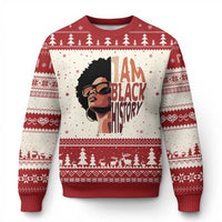 I Am Black History Ugly Christmas Sweater African American Pride - Wonder Print Shop