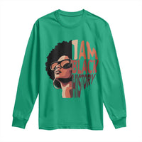 I Am Black History Long Sleeve Shirt African American Pride - Wonder Print Shop