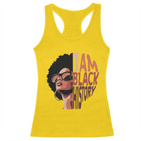 I Am Black History Racerback Tank Top African American Pride - Wonder Print Shop