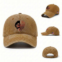 I Am Black History Washed Cotton Baseball Cap African American Pride