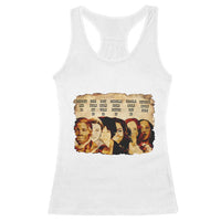 Black History Month Racerback Tank Top African American Women Pride - Wonder Print Shop