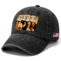 Black History Month Washed Cotton Baseball Cap African American Women Pride