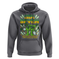 67 Italian Brainrot St Patricks Day Hoodie Funny Six Seven Leprechaun Playing Baseball Meme