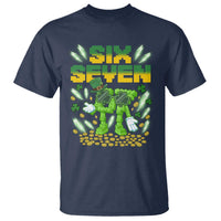 67 Italian Brainrot St Patricks Day T Shirt Funny Six Seven Leprechaun Playing Baseball Meme