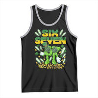 67 Italian Brainrot St Patricks Day Tank Top Funny Six Seven Leprechaun Playing Baseball Meme