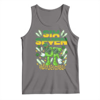 67 Italian Brainrot St Patricks Day Tank Top Funny Six Seven Leprechaun Playing Baseball Meme