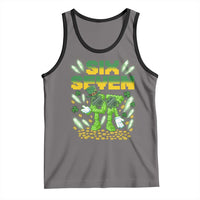 67 Italian Brainrot St Patricks Day Tank Top Funny Six Seven Leprechaun Playing Baseball Meme