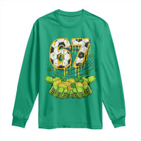67 Soccer St Patricks Day Long Sleeve Shirt Funny Six Seven Gen Alpha Meme Drip
