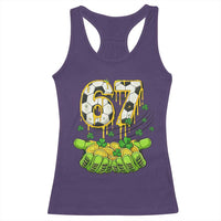67 Soccer St Patricks Day Racerback Tank Top Funny Six Seven Gen Alpha Meme Drip