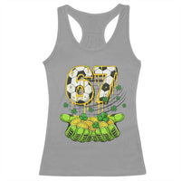 67 Soccer St Patricks Day Racerback Tank Top Funny Six Seven Gen Alpha Meme Drip