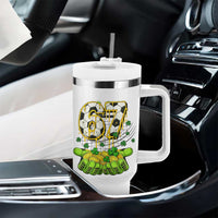 67 Soccer St Patricks Day Tumbler With Handle Funny Six Seven Gen Alpha Meme Drip
