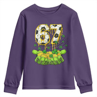 67 Soccer St Patricks Day Youth Sweatshirt Funny Six Seven Gen Alpha Meme Drip