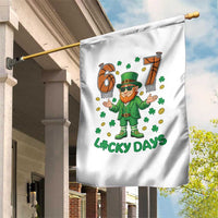 67 Basketball St Patricks Day Garden Flag Funny Six Seven Leprechaun Meme