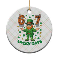 67 Basketball St Patricks Day Ceramic Ornament Funny Six Seven Leprechaun Meme