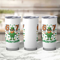 67 Basketball St Patricks Day Tumbler Cup Funny Six Seven Leprechaun Meme