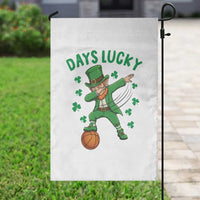 Funny Dabbing Leprechaun St Patricks Day Garden Flag Days Lucky