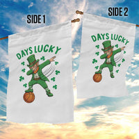 Funny Dabbing Leprechaun St Patricks Day Garden Flag Days Lucky