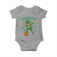 Funny Dabbing Leprechaun St Patricks Day Baby Onesie Days Lucky