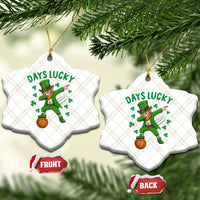 Funny Dabbing Leprechaun St Patricks Day Ceramic Ornament Days Lucky