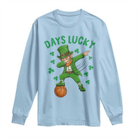 Funny Dabbing Leprechaun St Patricks Day Long Sleeve Shirt Days Lucky