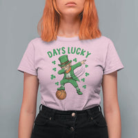 Funny Dabbing Leprechaun St Patricks Day T Shirt For Women Days Lucky