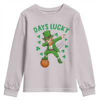 Funny Dabbing Leprechaun St Patricks Day Youth Sweatshirt Days Lucky