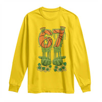67 Basketball St Patricks Day Long Sleeve Shirt Funny Six Seven Gen Alpha Meme Drip