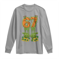 67 Basketball St Patricks Day Long Sleeve Shirt Funny Six Seven Gen Alpha Meme Drip