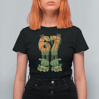 67 Basketball St Patricks Day T Shirt For Women Funny Six Seven Gen Alpha Meme Drip