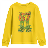 67 Basketball St Patricks Day Youth Sweatshirt Funny Six Seven Gen Alpha Meme Drip